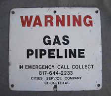 Vintage warning gas for sale  Wichita Falls