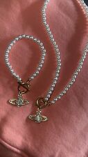 Pearly necklace set for sale  SALTCOATS