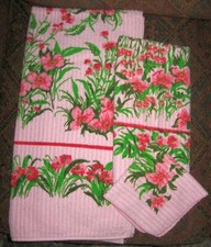 bath towel set floral for sale  Cottage Grove