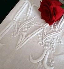 Lenzuolo ricamato mano usato Lenzuolo ricamato mano usato  Torino