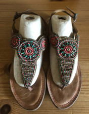 Monsoon beaded leather for sale  UK