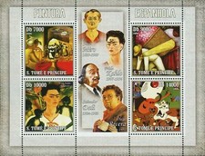 Spanish paintings stamp for sale  Round Top