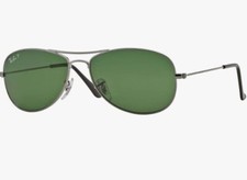 Óculos de sol Ray-Ban Aviator RB3362 cockpit Gunmetal polarizado com estojo e pano, usado comprar usado  Enviando para Brazil
