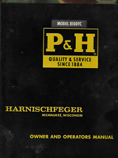 Grúa de camión P&H Harnischfeger modelo 8100TC RTC-8100 manual de propietario y operación segunda mano  Embacar hacia Mexico