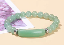 Bracelet perles aventurine d'occasion  Bordeaux-