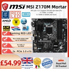 Msi z170m mortar for sale  MANCHESTER