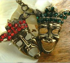 Comedy tragedy masks for sale  HAYES