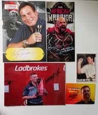 Signed dart players for sale  KING'S LYNN