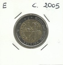 Euro commemorativi spagna usato  Genova