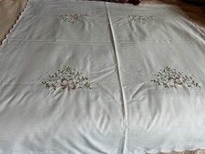 Tischdecke mitteldecke blumen gebraucht kaufen  Ganderkesee
