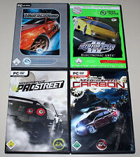 4 PC SPIELE BUNDLE - NEED FOR SPEED CARBON UNDERGROUND HOT PURSUIT PRO STREET comprar usado  Enviando para Brazil