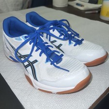 Usado, Tênis de vôlei feminino ASICS Gel-Rocket 10 - 8M branco/azul ártico EUA comprar usado  Enviando para Brazil