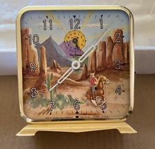 Despertador animado Ingraham ROY ROGERS & TRIGGER Funciona! Excelente comprar usado Despertador animado Ingraham ROY ROGERS & TRIGGER Funciona! Excelente comprar usado  Enviando para Brazil