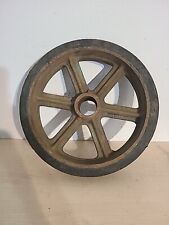 Vintage Industrial Steampunk Thomas Rodas de Ferro Fundido Pneu de Borracha Maciça 14" X 3" comprar usado  Enviando para Brazil
