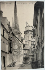 Cpa rouen rue d'occasion  Dieppe