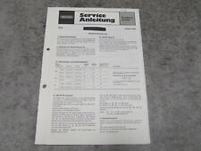 Schaltplan service manual gebraucht kaufen  Hörstel
