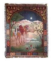 Manta tema presépio 58 x 47 Wise Men Still Search Him Ver descrição, usado comprar usado  Enviando para Brazil