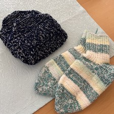 Paar gestrickte socken gebraucht kaufen  Dülmen