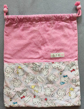 Bolsa de cordão rosa macia Hello Kitty Japão fofa lancheira escolar vintage comprar usado Bolsa de cordão rosa macia Hello Kitty Japão fofa lancheira escolar vintage comprar usado  Enviando para Brazil