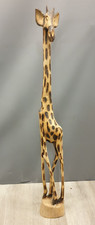 Wooden giraffe large for sale  WAKEFIELD
