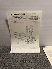 Stromberg carburettor service for sale  HAILSHAM