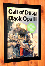 Call of Duty Black Ops III 3 PS3 PS4 Xbox One raro pequeno pôster página de anúncio emoldurada comprar usado  Enviando para Brazil