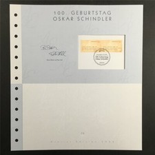 KUNST-EDITION 2008/16 OSKAR SCHINDLER`s LIST WW2 JEWISH HOLOCAUST  comprar usado  Enviando para Brazil