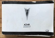 Usado, Manual do proprietário G6 2007 comprar usado  Enviando para Brazil