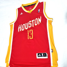 Camiseta James Harden Houston Rockets NBA basquete tamanho S comprimento +2 vermelha amarela comprar usado  Enviando para Brazil