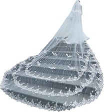 Wedding veils long for sale  Hebron