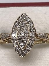 Bague marquise diamants d'occasion  Libourne