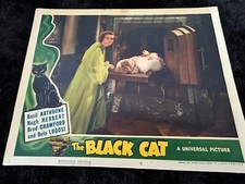 'THE BLACK CAT' ORIG. 1941 CARTÃO LOBBY #6 -BELA LUGOSI-BASIL RATHBONE - CLÁSSICO comprar usado  Enviando para Brazil