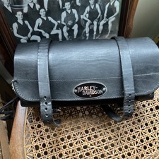 Vintage Harley Davidson Motocicletas Handle Bar/Garfos Frontais/Sela Bolsa-Ferramenta Rolo, usado comprar usado  Enviando para Brazil