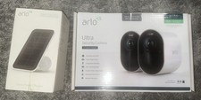 Sistema de seguridad inalámbrico y panel solar Arlo VMS5240-100NAR Ultra 4K 2 cámaras segunda mano  Embacar hacia Mexico