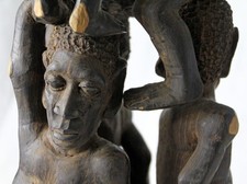 Makonde ujamaa lebensbaum gebraucht kaufen  Sasbach