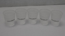 Mini copos de vidro fosco plástico Johnnie Walker 6 oz branco reutilizável pacote com 5 comprar usado  Enviando para Brazil