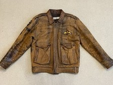 Vintage brown leather for sale  PETERBOROUGH