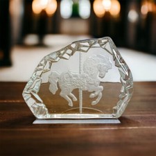 Vintage glass carousel for sale  Silver Spring