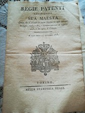 Antico regie patenti usato Antico regie patenti usato  Imperia
