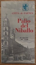 Usado, Opuscolo Pubblicitario Palio Del Niballo Faenza comprar usado  Enviando para Brazil