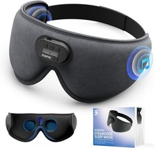 Máscara para fones de ouvido RENPHO Bluetooth sleep, blackout 3D, sem fio, para dormentes laterais comprar usado  Enviando para Brazil