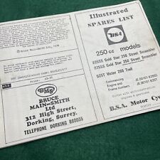 Bsa b25ss gold for sale  BRENTWOOD