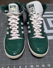 Tênis de basquete Adidas OG Top Ten masculino 13 verde couro envernizado celta #SHS, usado comprar usado  Enviando para Brazil