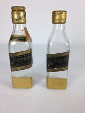 Mini garrafa miniatura vintage Johnnie Walker etiqueta preta importação avião minis comprar usado  Enviando para Brazil