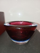 Vaso murano rosso usato  Italia