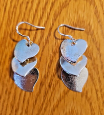 Earrings falling silver for sale  Allegan