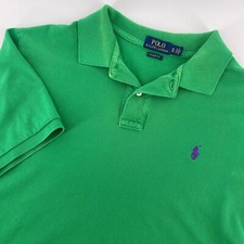 Camisa polo Ralph Lauren ajuste clássico logotipo roxo verde GG, usado comprar usado  Enviando para Brazil