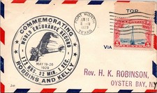 GOLDPATH: CORREIO AÉREO DOS EUA 1929 FORT VALUE, TX.WORLD ENDURANCE RECORD CV861_P20 comprar usado  Enviando para Brazil