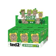 Autêntico POPMART GONG Ted 2 Posable Urso de Pelúcia Chaveiro Caixa Cega Figura de Presente, usado comprar usado  Enviando para Brazil