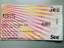 2006 misfits concert for sale  EDINBURGH
